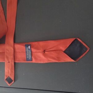 Brooks Brothers 100% silk orange tie